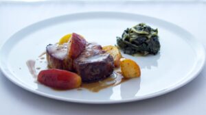 Mailino arrosto alle mele